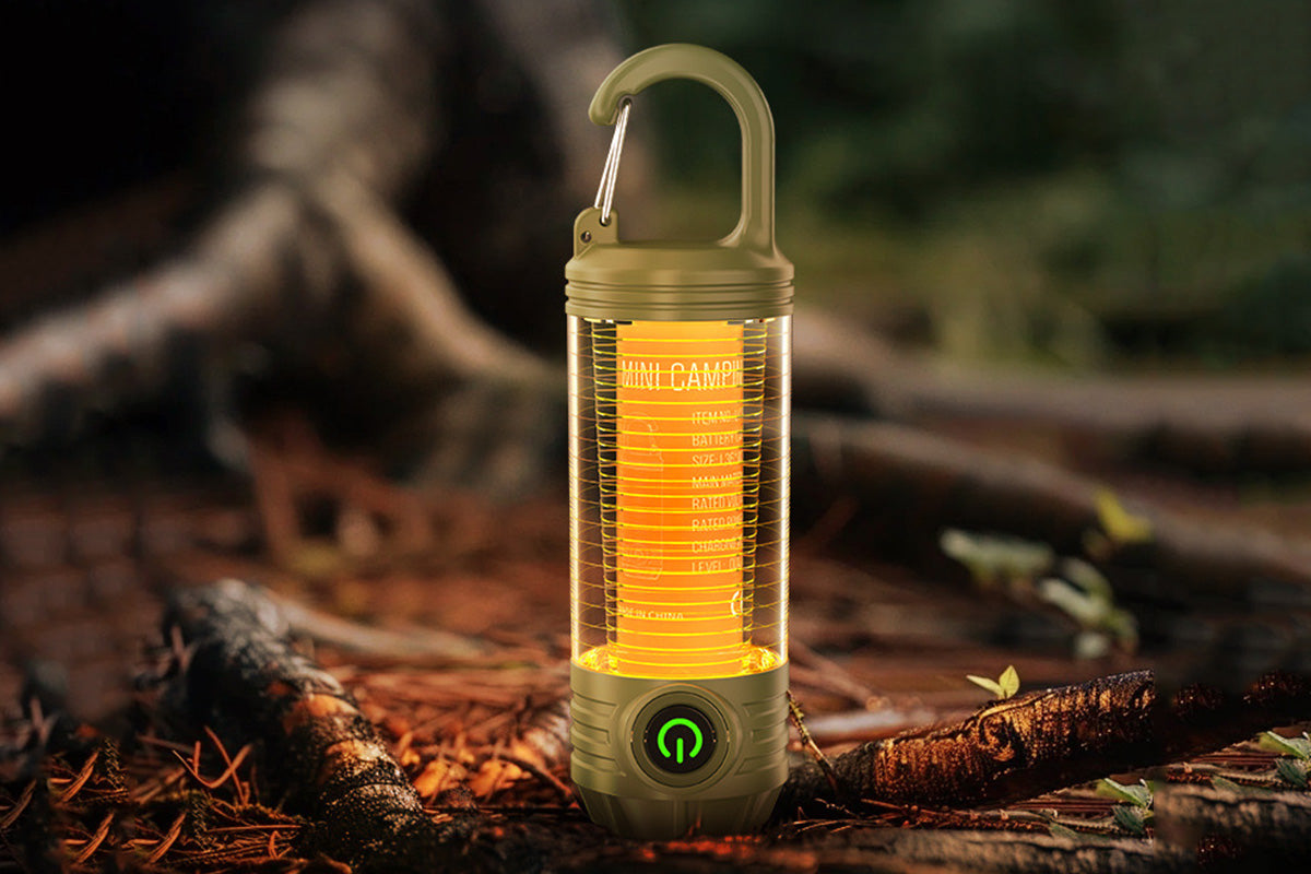 Camping Keychain Light LED Mini Lantern with Hook