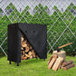 Heavy-Duty Oxford Firewood Cover - Waterproof Log Storage Protector for Outdoor Firewood Racks