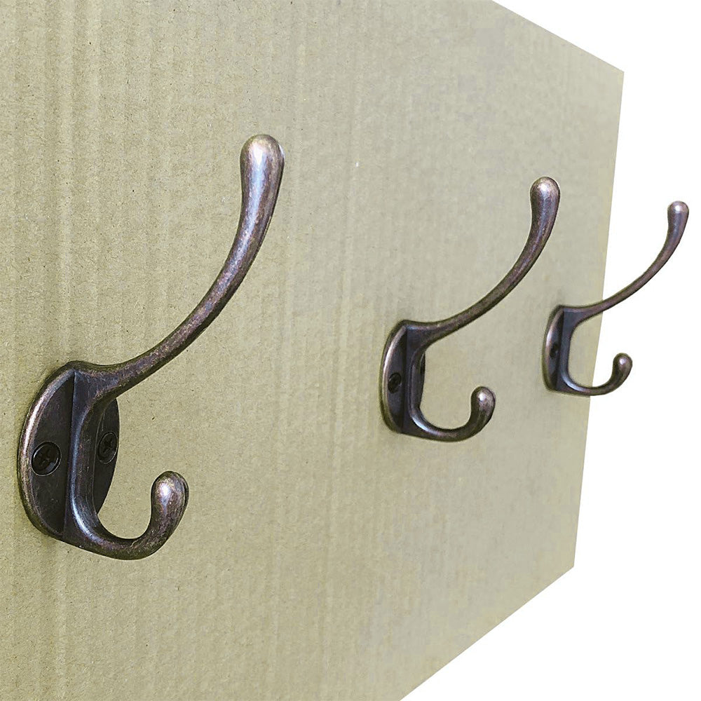 10Pcs Coat Hooks Wall Hooks Mounted Farmhouse Coat Hangers for Bags Caps Keys