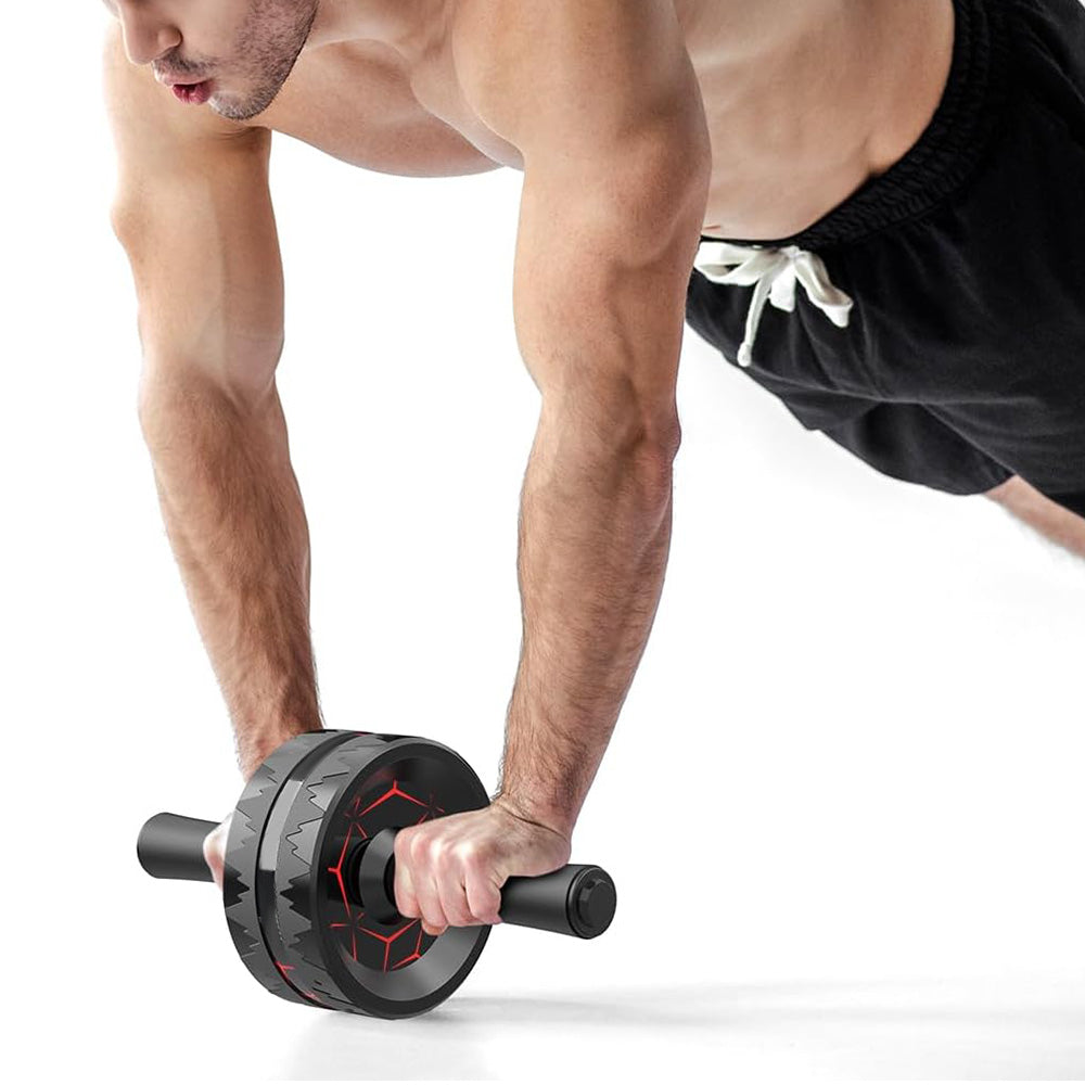 Ab Roller with Knee Pad 150kg Capacity