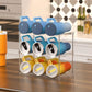 Stackable Clear Storage Rack for Wine Bottle Cup