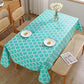 Moroccan Pattern Tablecloth Rectangle Dining Table Cover Christmas Party Decor