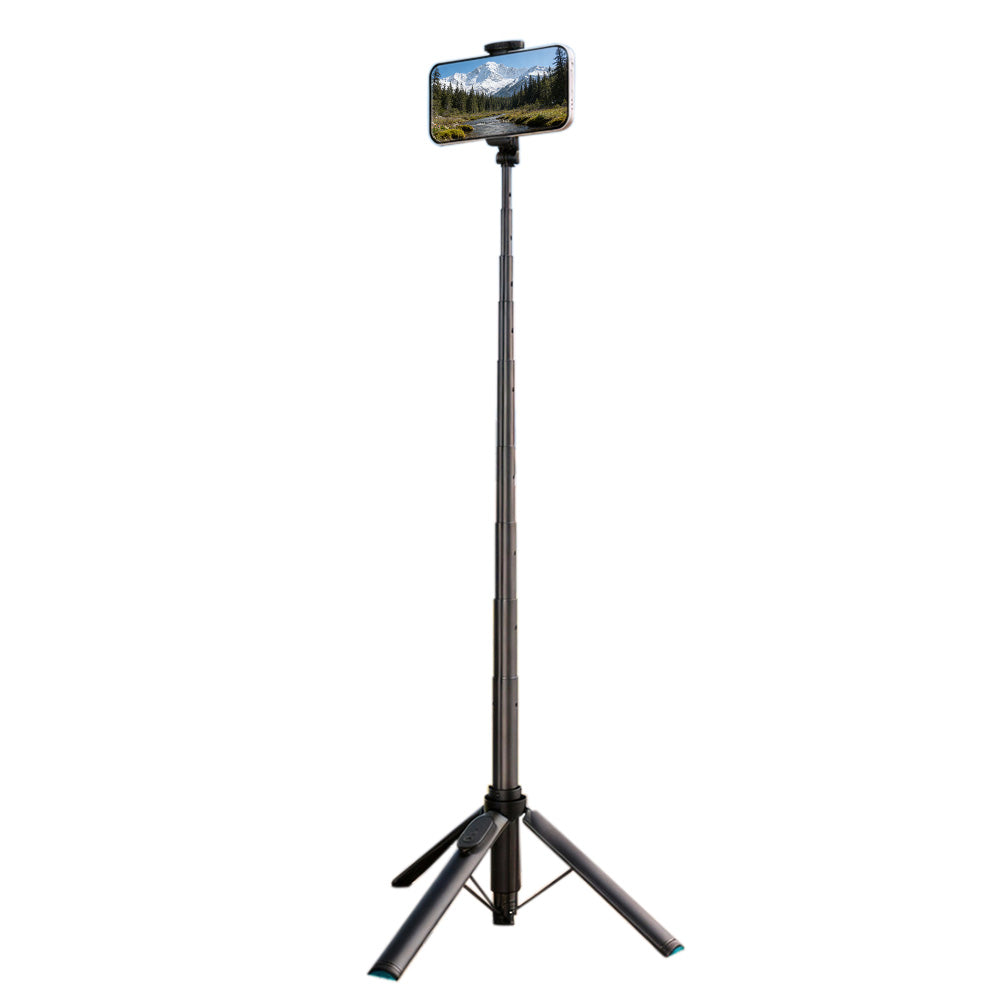 Bluetooth Selfie Stick Tripod 1.7m Universal Phone Stand for Travel Video Live Streaming