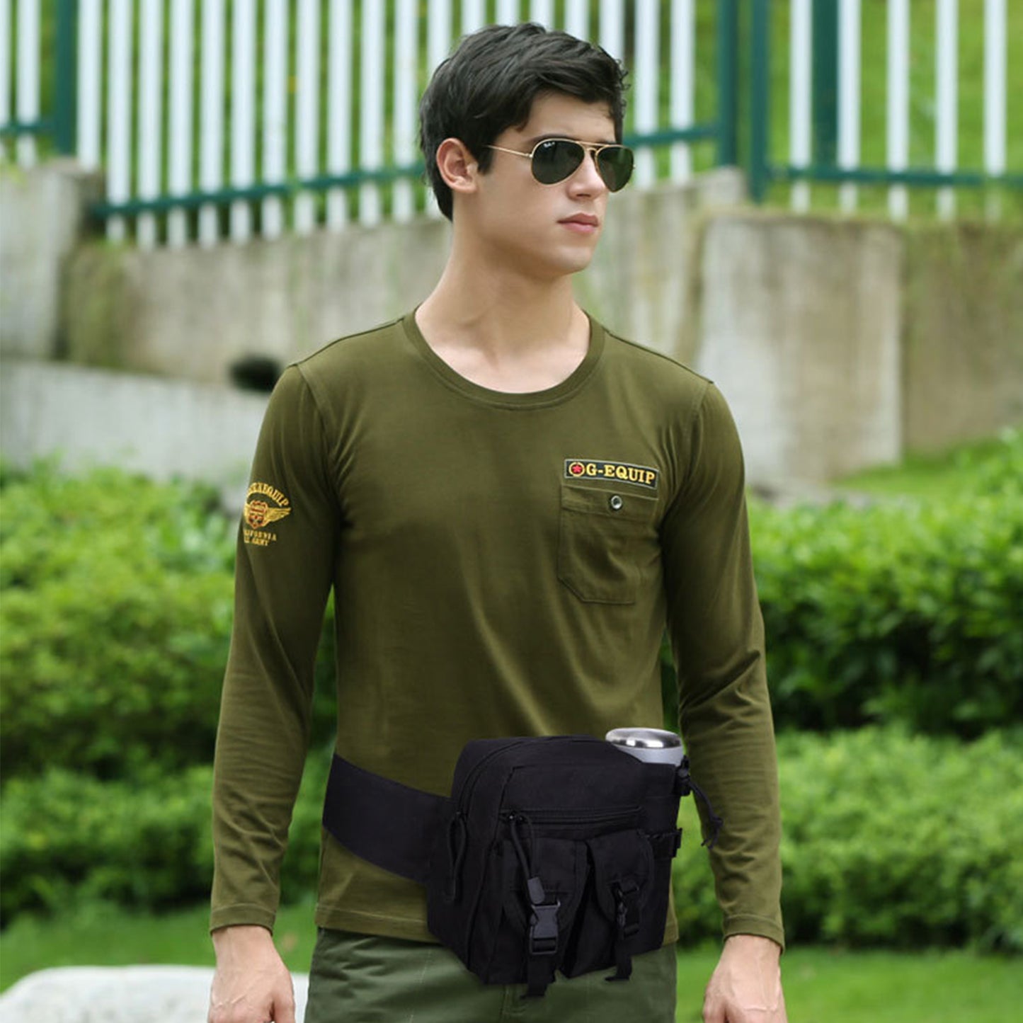 Outdoor Water Resistant Waist Bag for Travel Fishing Cycling