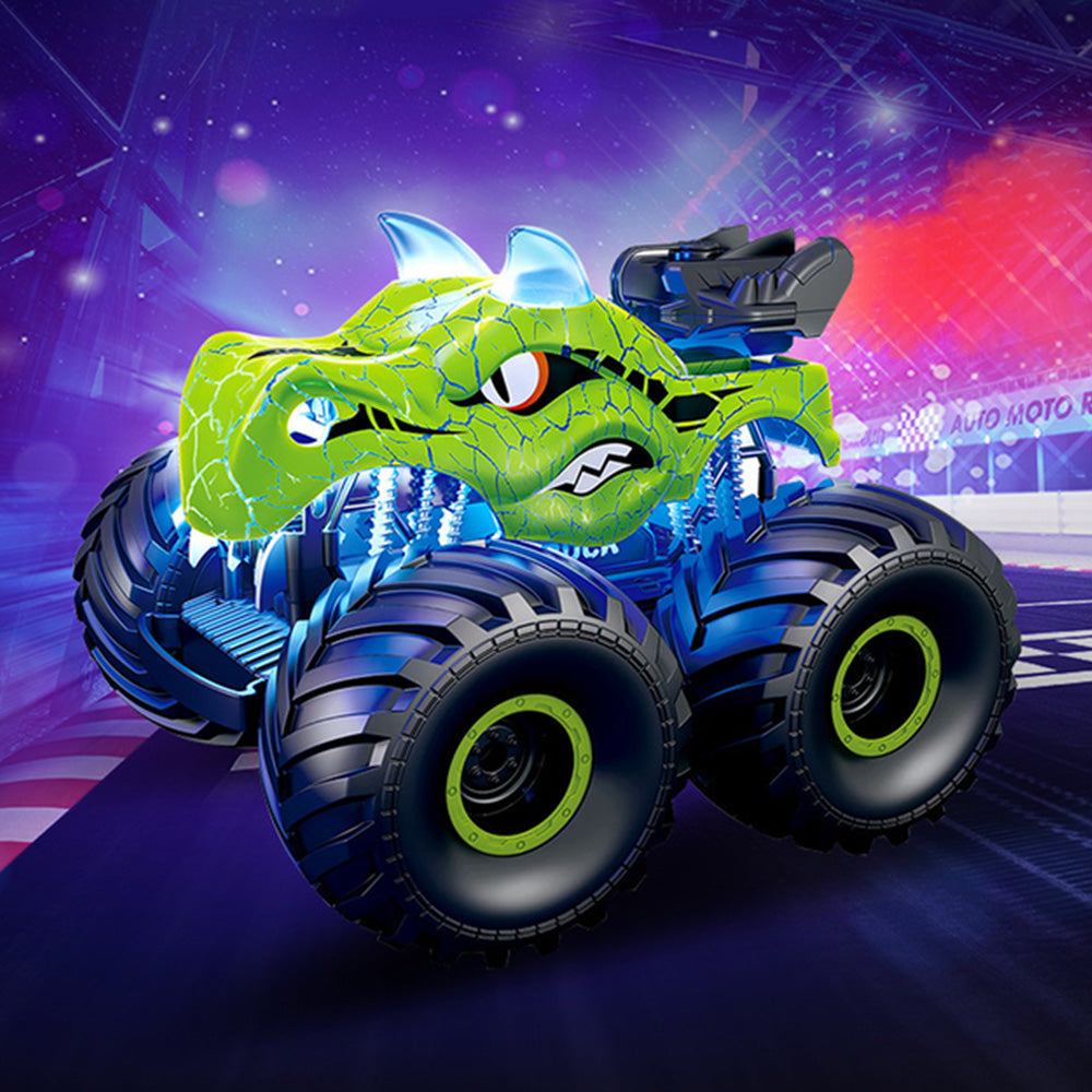 2.4G Remote Control Dinosaur Spray Off Road Truck with LED Lights