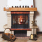 2Pcs Fireplace Mesh Screen Curtains Decorative Spark Guard Chain