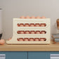 2Pcs 4-Tier Auto Rolling Egg Dispenser Rack