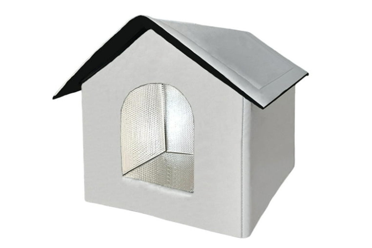 All Season Outdoor Cat House Self-Warming Shelter for Cats & Small Pets