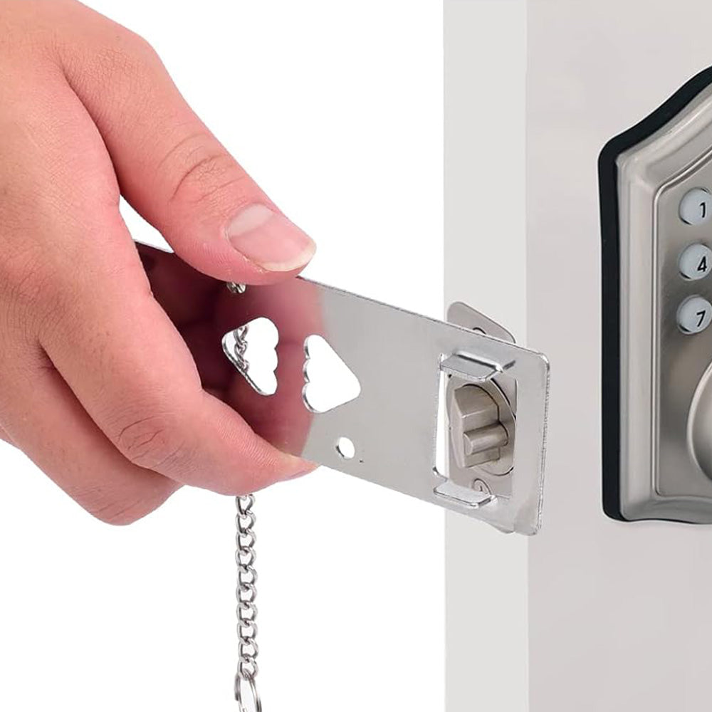 Portable Door Lock Travel Security Device for Hotel Home Apartment Bedroom