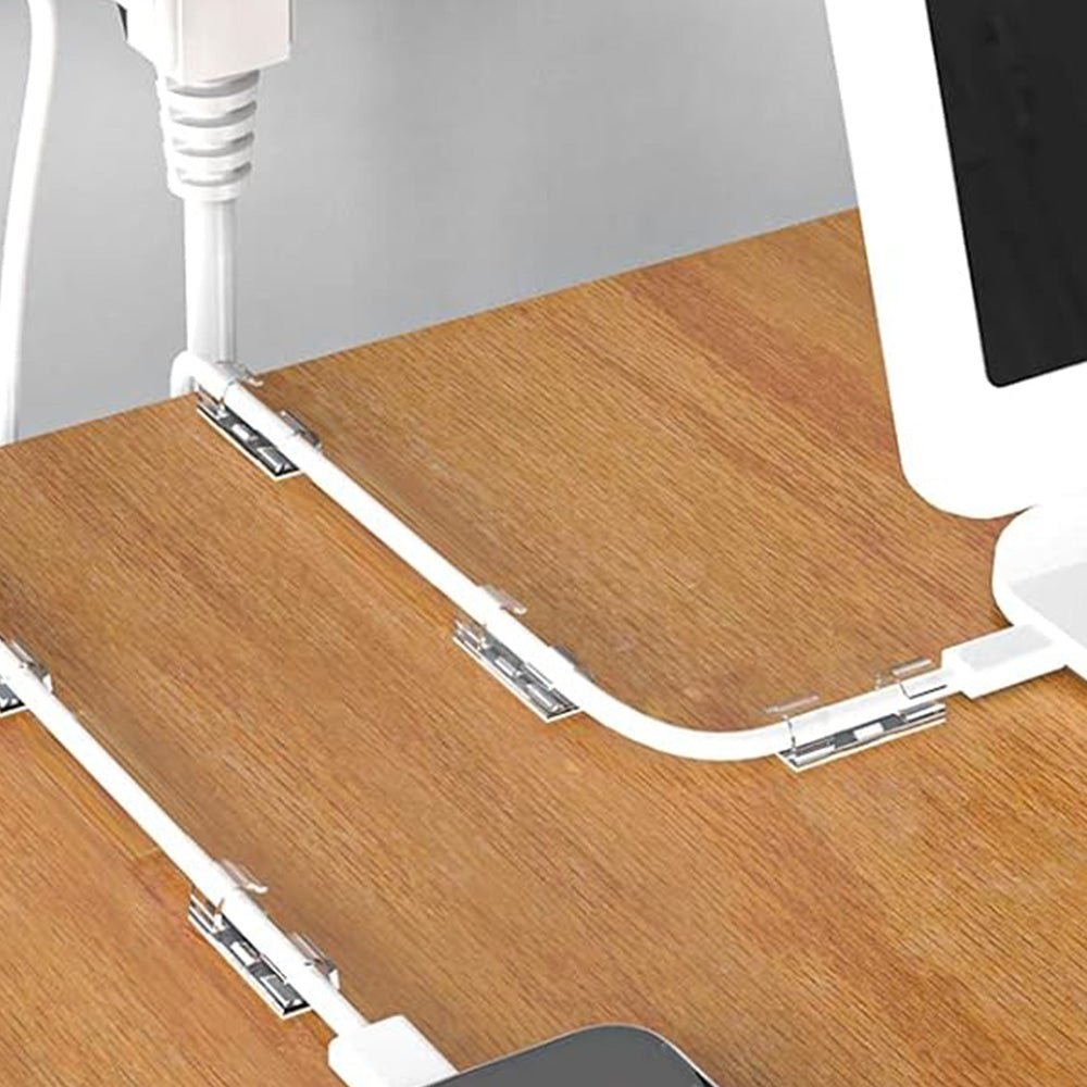 5mm Self Adhesive Cable Clips and Cord Holders for Wire Management