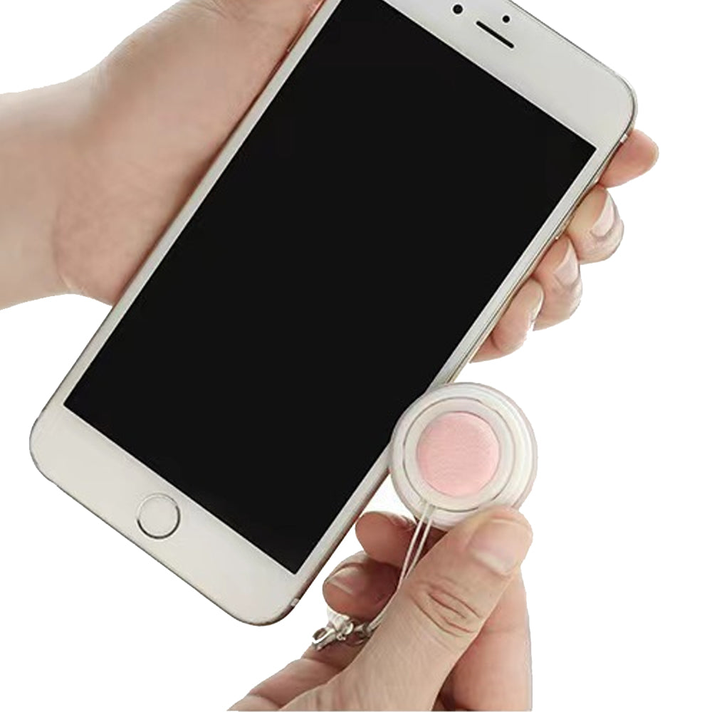 4Pcs Macaron Cleaning Wipe Screen and Eyeglass Cleaner Phone Pendant