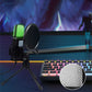 USB Condenser RGB Gaming Microphone with Tripod Stand