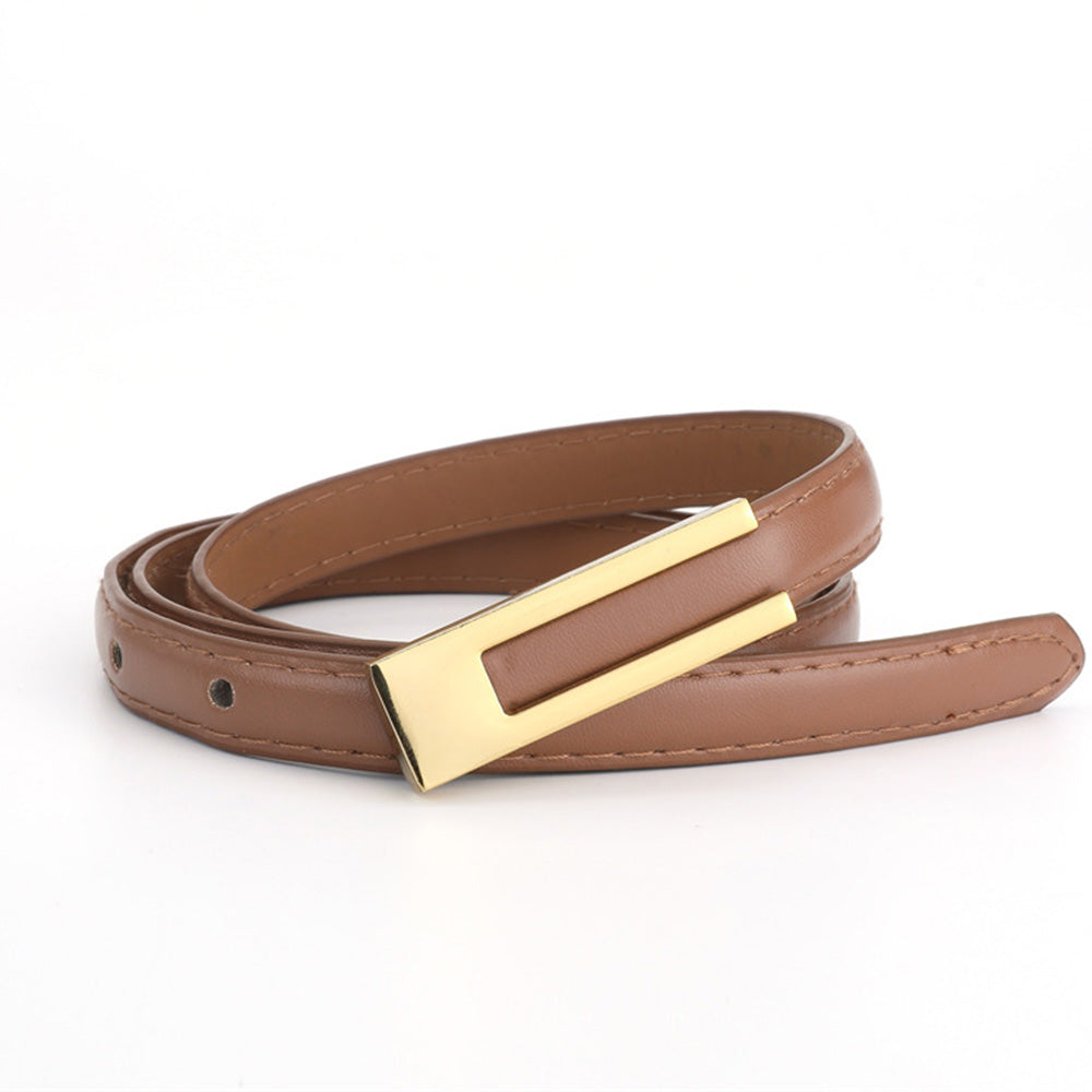 Vintage Womens PU Leather Casual Belt for 72 to 94cm Waist