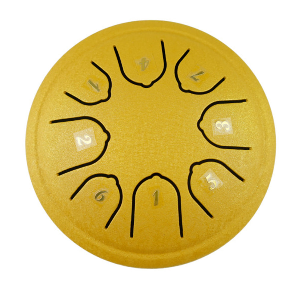 Rain Drum For Outside Mini Steel Tongue Drum Rain Chime 4.5 Inches 8 Notes