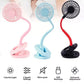 Clip on Mini Fan Portable USB Rechargeable Personal Desk Fan Cooling Fan
