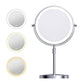 10X Magnifying Makeup Mirror with LED Light Foldable Cosmetic 360 Degree Rotation Mirror