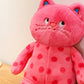 Cuddle Spotted Cat Plush Stuffed Toy Couple Cat Doll Couple Gift Polka Dot Cat Doll