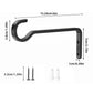 Rustproof Iron Plant Hooks for Wall Outdoor Bird Feeder Planter Baskets Hanger