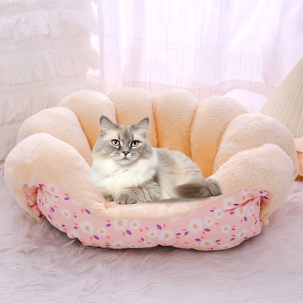 2-in-1 Bed and Couch Warming Cat Sofa Bed