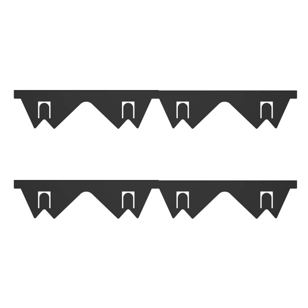 2Pcs Stainless Steel Stove Gap Covers Stove Gap Filler Stove Guard For Kitchen Oven Counter Side Gap