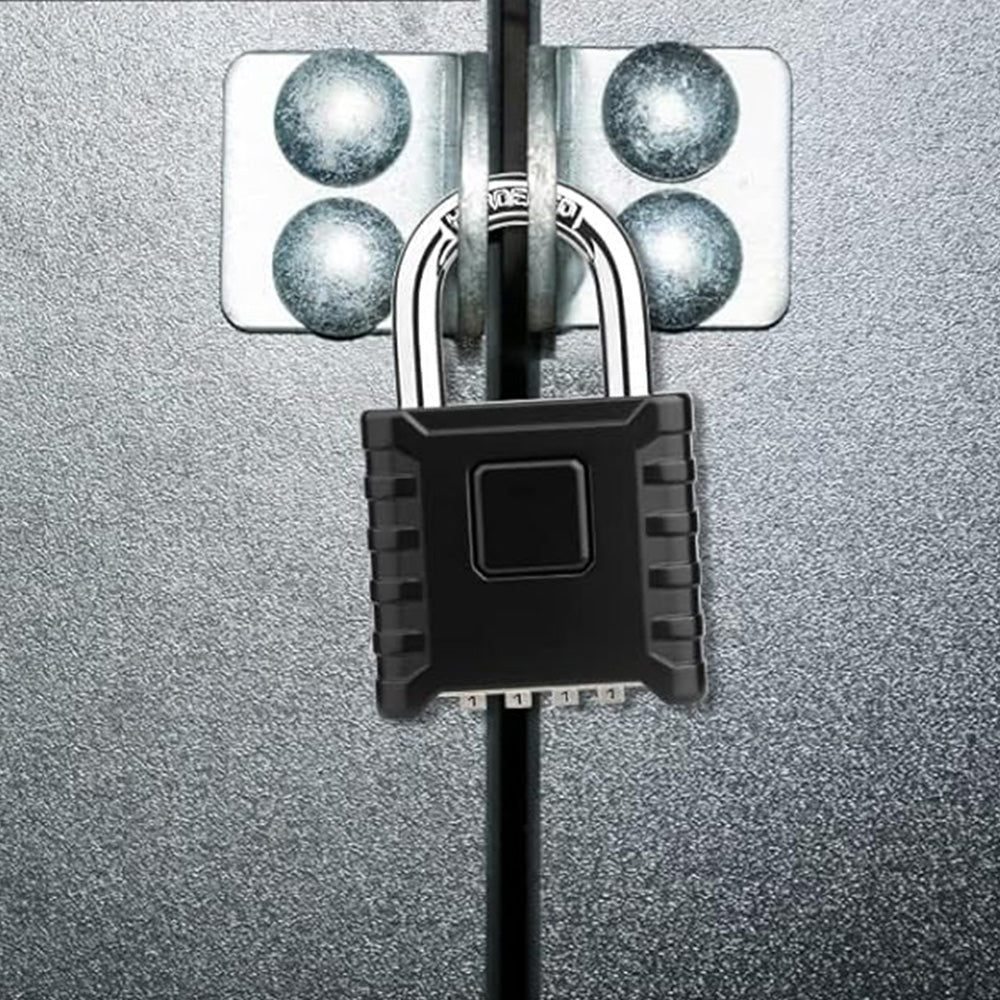 One-Touch Unlocking Heavy Duty Combination Padlock with Hidden Password Design
