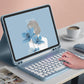 Bluetooth Touchpad for Samsung Galaxy Tab A9 / A9 Plus Detachable Keyboard-Blue