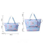 2Pcs Gradient Color Expandable Large-Capacity Travel Foldable Duffle Bag