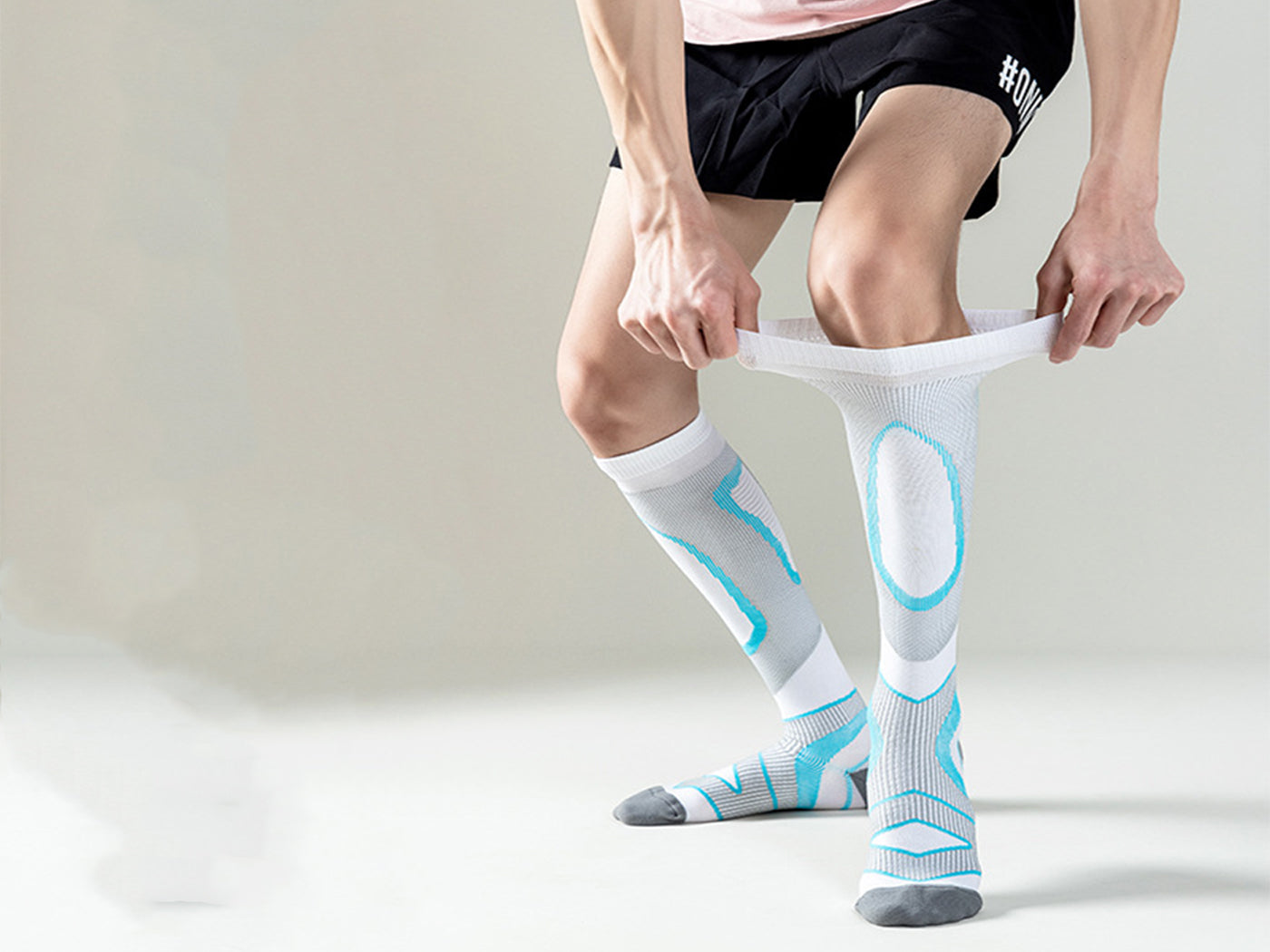3 Pairs of Anti-Fatigue Outdoor Fitness Compression Socks