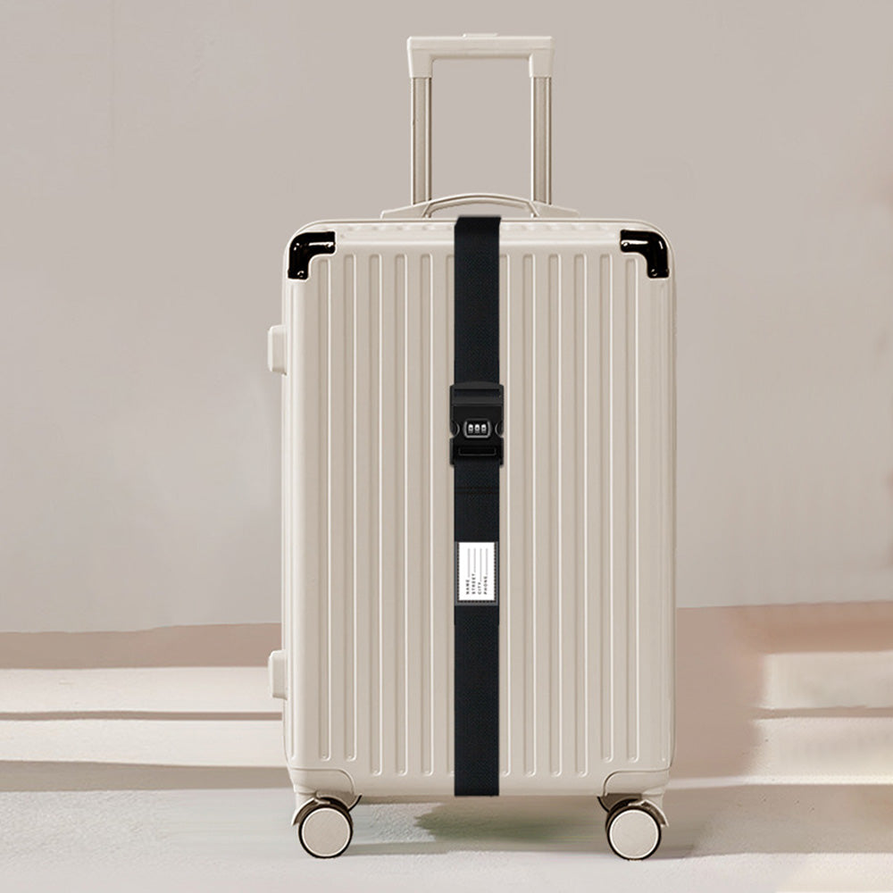 2Pcs Luggage Strap Code Password Travel Suitcase Secure Lock Security Packing Belt