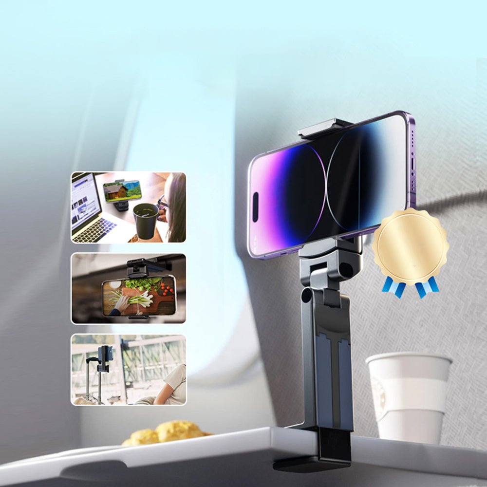 2Pcs Portable Phone Holder with Adjustable Desk Mount Clamp