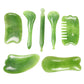 7 Piece Guasha Body Scraping Facial Face Thin Gua Sha Board Massager Tool Set