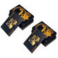 2XWaterproof Playing Cards PVC Plastic Poker Deck Black & Gold Skull Design