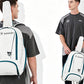 Sports Tennis Backpack PU Water-Resistant Badminton Racket Bag with Separate Shoe Compartment Rucksack for Gym Outdoor