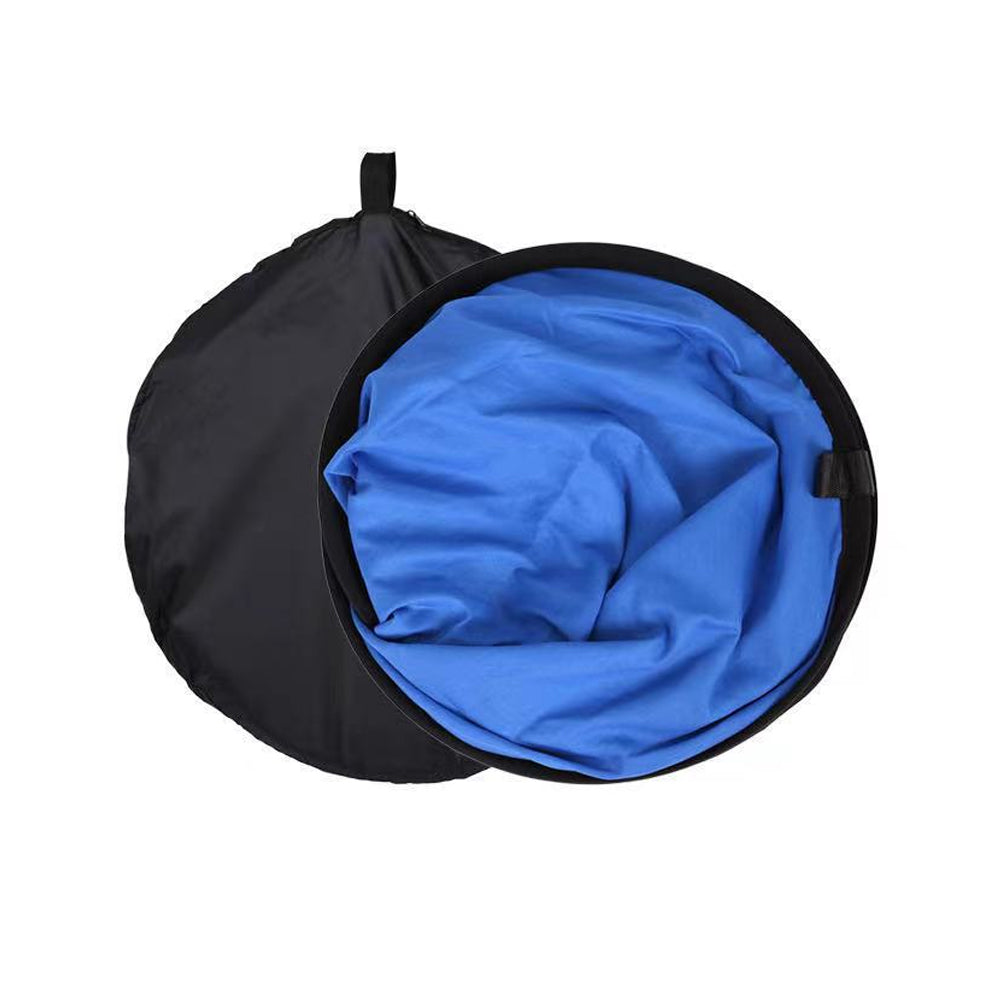 2-in-1 Collapsible Pop-Up Chroma Key Background Board-Blue ang Green