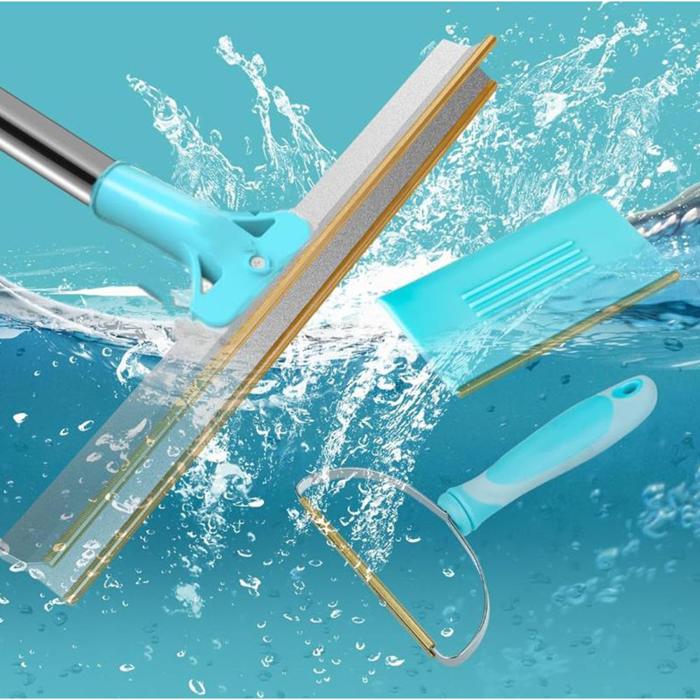 3Pcs Pet Hair Remover Carpet Lint Cleaning Rake