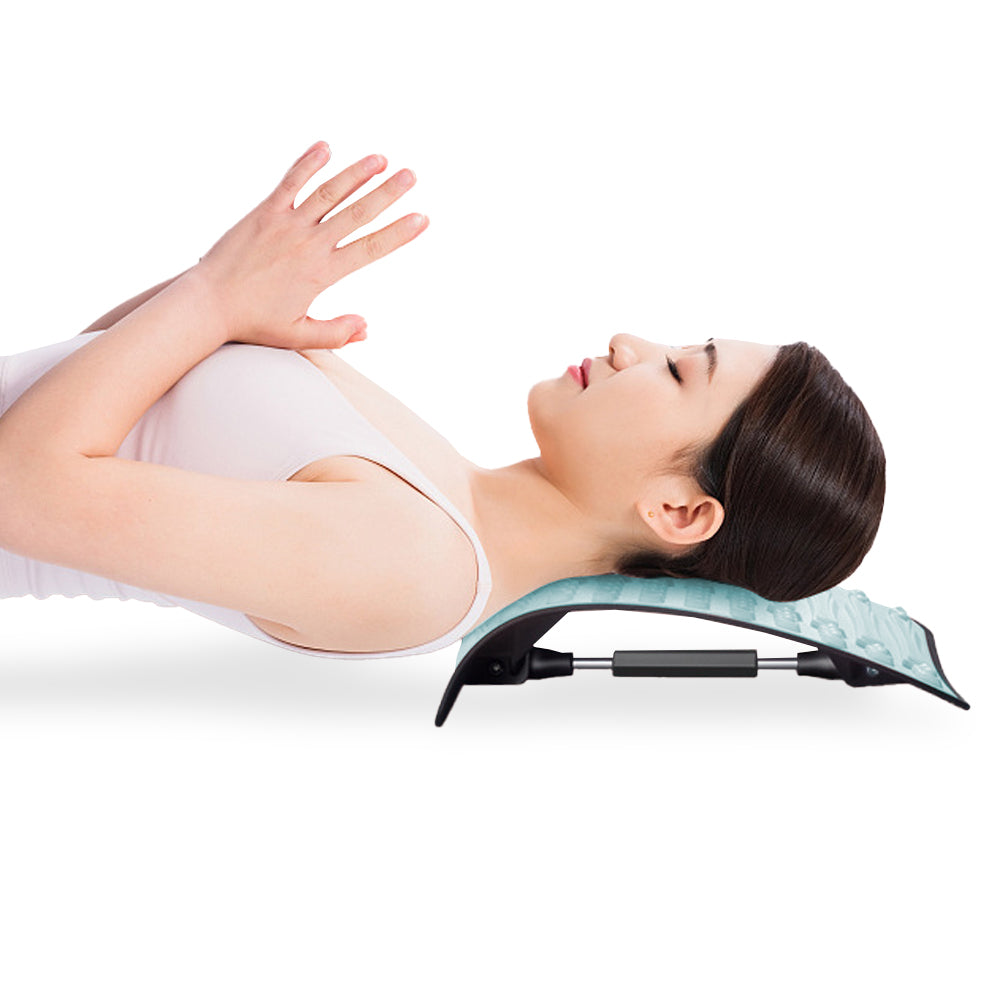 Rotating Adjustable Fitness Lumbar Pain Relief Back Stretcher