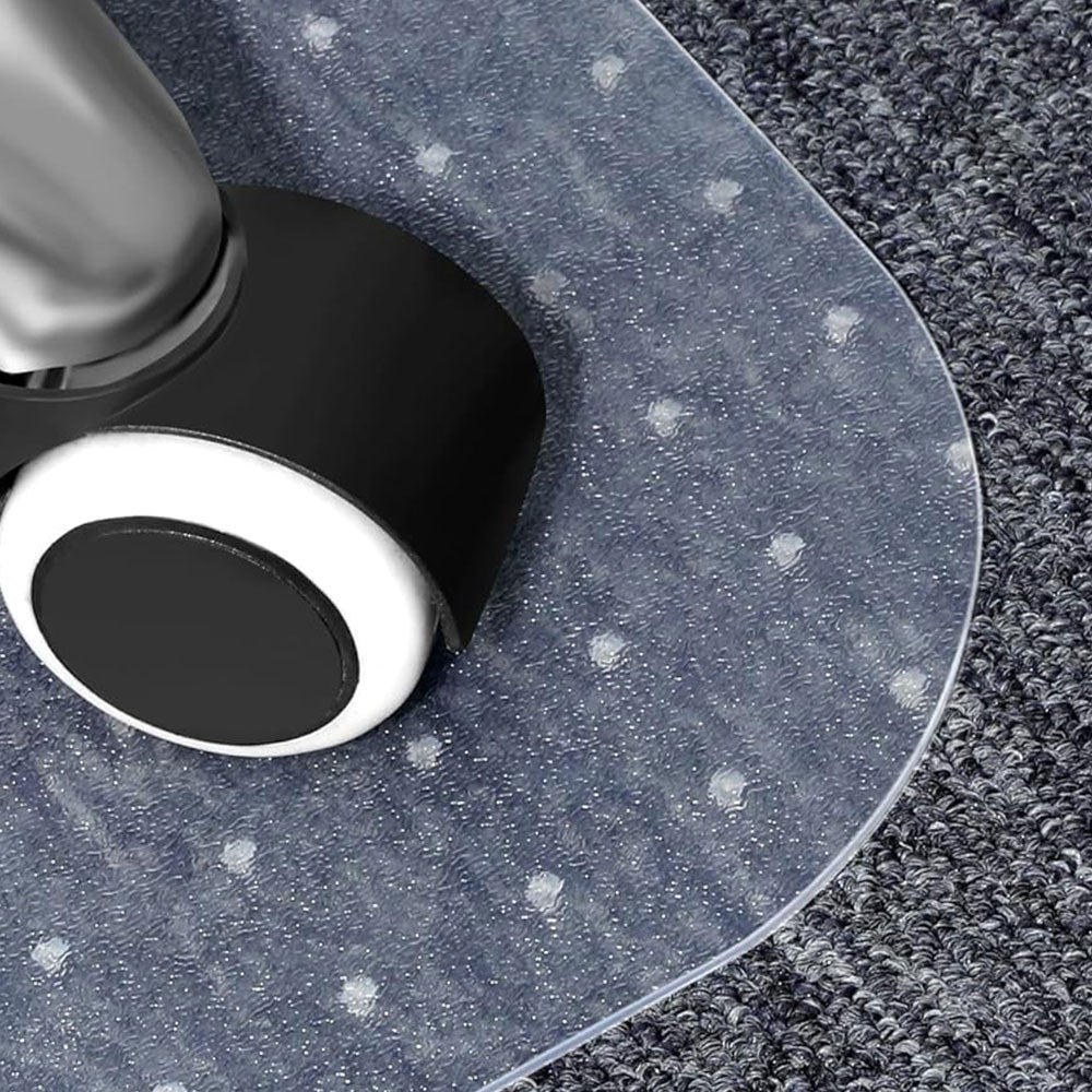 Non Slip Office Chair Desk Floor Mat Computer Carpet PVC Plastic Frosted Protector