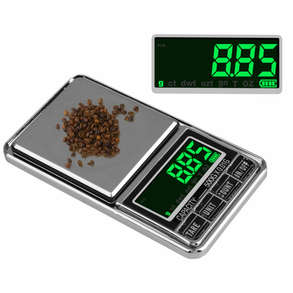 Stainless Steel Mini Pocket Digital Scale 500g/0.1g Portable Pocket Electronic Scale
