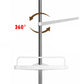 4 Tier Telescopic Bathroom Wall Corner Shelf Rack Shower Caddy Storage Organizer