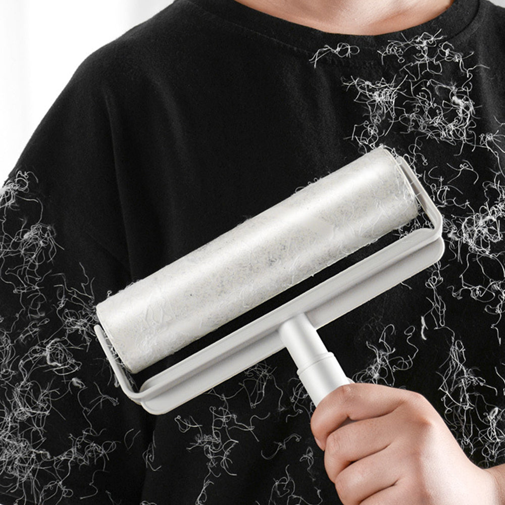Sticky Lint Roller and 5 Refill Replacement for Sofa Car Floor Dust Cleaning