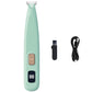 Dog Paw Trimmer with LED Light Cordless Digital Display Dual Speed Pet Groomer for Cats Dogs