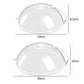 Microwave Splatter Cover with Handle Transparent PC for Food Plate Bowl