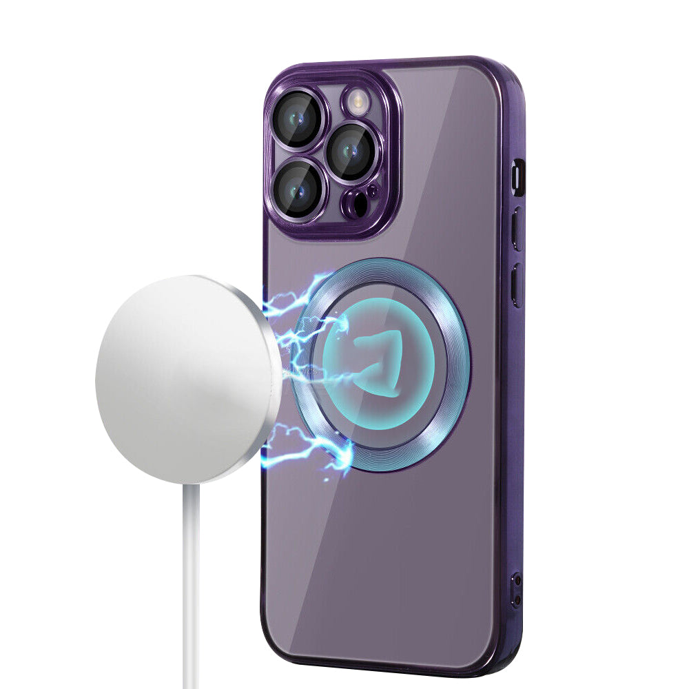 For iPhone 15 Series Magnetic MagSecurity Case-iPhone 15 Pro