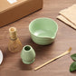 Matcha Whisk Set 5PCS Ceramic Matcha Kit Matcha Bowl With Spout Matcha