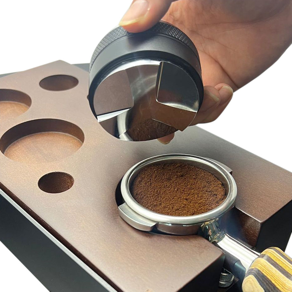 Dual-Head Coffee Distributor Tamper Leveler Tool