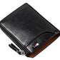 RFID Blocking PU Wallet Anti-theft Cash Credit Card Holder ID Purse