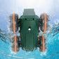 2.4GHz 4WD Amphibious Remote Control Stunt Car Boat with Water Gun Toy