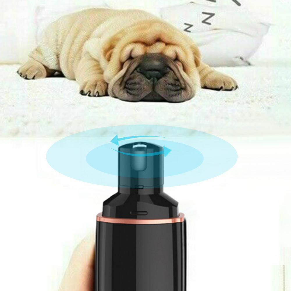 Quiet Rechargeable Electric Pet Nail Grinder Painless Paw Clipper