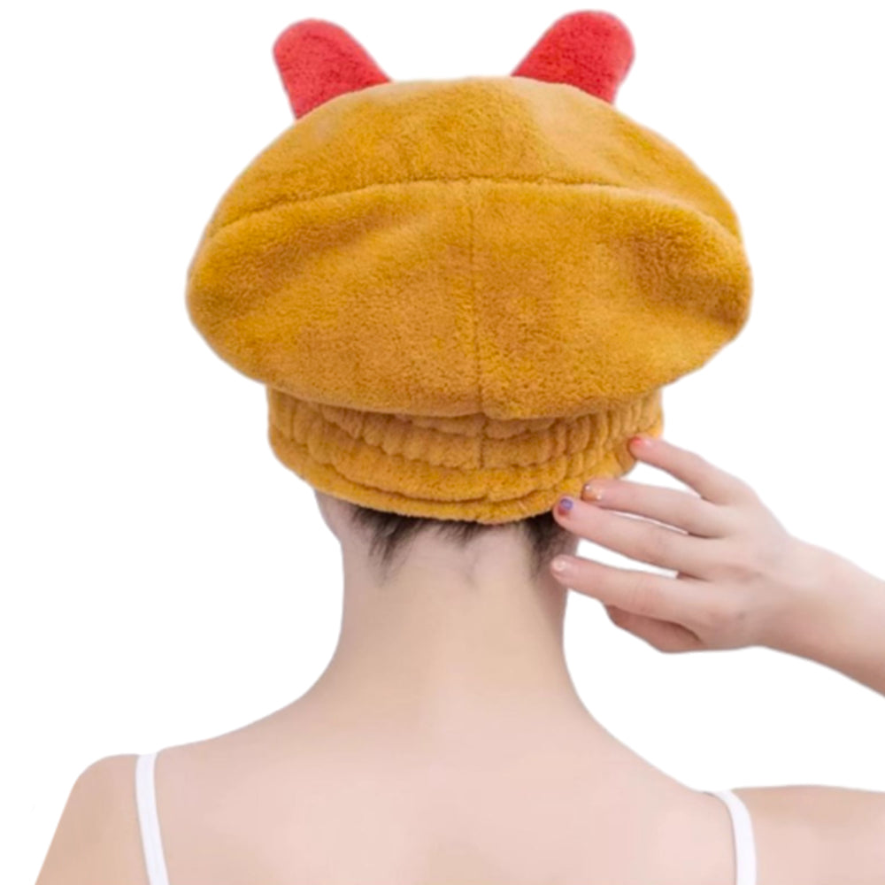 2Pcs Super Absorbent Wet Hair Fast Drying Towel Cap