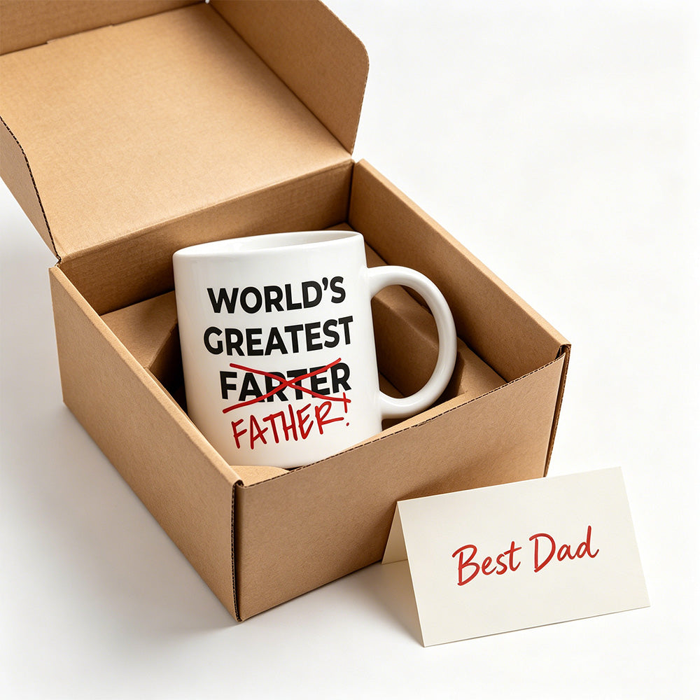 325ml Funny Coffee Mug with Handle Tea Cup for Christmas Fathers Day Gift